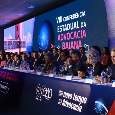 [Abertura da VIII Conferência Estadual da OAB da Bahia - Fotos de Felipe Teles - Dia 02/08]