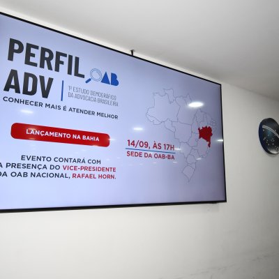 [OAB da Bahia apresentou Perfil ADV, primeiro estudo demográfico da advocacia brasileira]