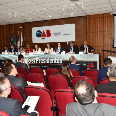 [VIII Colégio de Presidentes de Subseções em Vitória da Conquista - 23/11.]