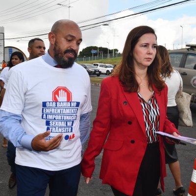 [OAB da Bahia participa de lançamento de campanha de combate à violência contra a mulher no trânsito]