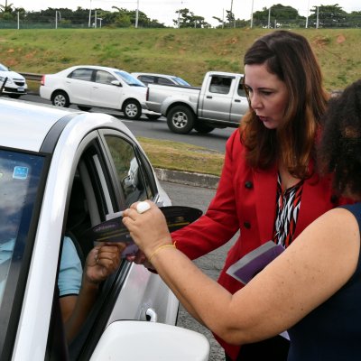 [OAB da Bahia participa de lançamento de campanha de combate à violência contra a mulher no trânsito]