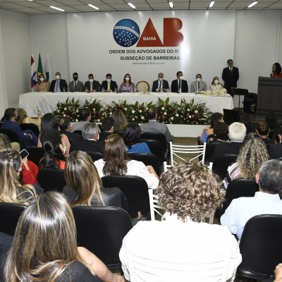 [Posse da nova diretoria da OAB de Barreiras]