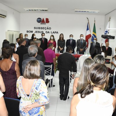 [Posse da nova diretoria da OAB de Bom Jesus da Lapa]