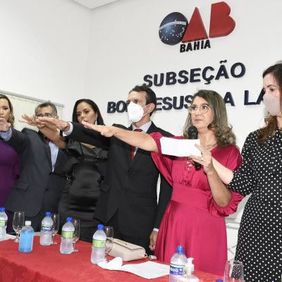 [Posse da nova diretoria da OAB de Bom Jesus da Lapa]