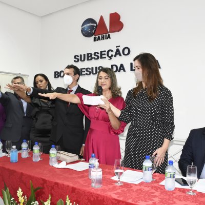 [Posse da nova diretoria da OAB de Bom Jesus da Lapa]