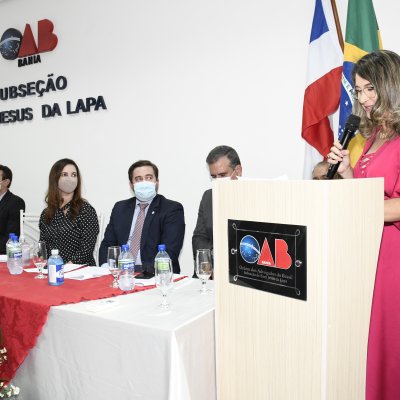 [Posse da nova diretoria da OAB de Bom Jesus da Lapa]