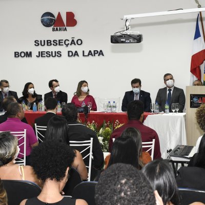 [Posse da nova diretoria da OAB de Bom Jesus da Lapa]