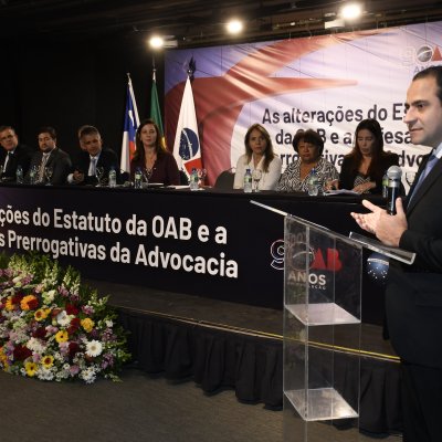 [Evento da OAB-BA sobre prerrogativas e mudanças no Estatuto da Advocacia]