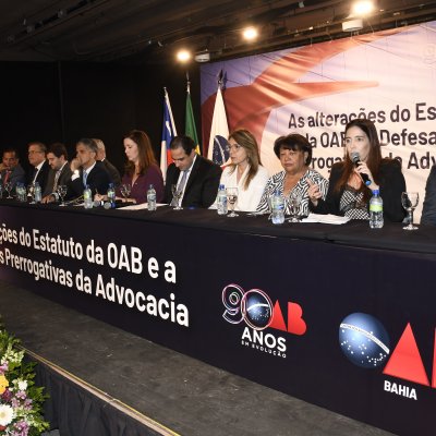 [Evento da OAB-BA sobre prerrogativas e mudanças no Estatuto da Advocacia]