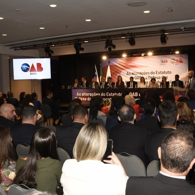 [Evento da OAB-BA sobre prerrogativas e mudanças no Estatuto da Advocacia]