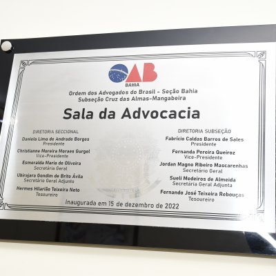 [Inauguração da sala dos Advogados em Mangabeira]