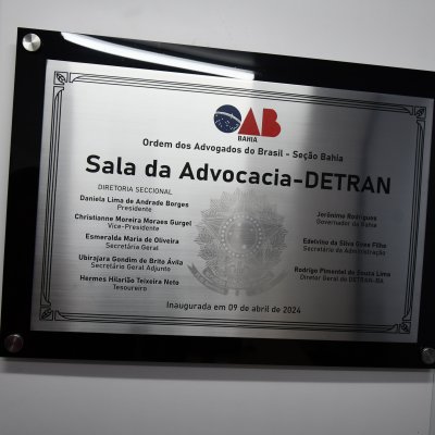 [OAB-BA inaugura sala da Advocacia no Detran]