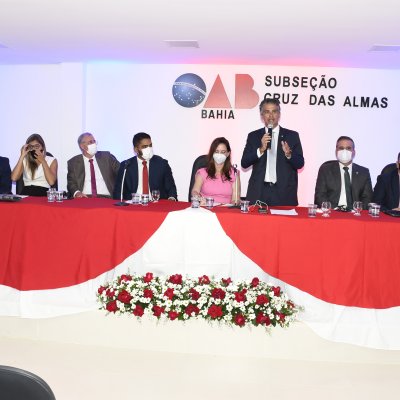 [Emoção marca posse da diretoria da OAB de Cruz das Almas]