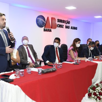 [Emoção marca posse da diretoria da OAB de Cruz das Almas]