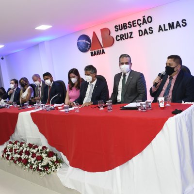 [Emoção marca posse da diretoria da OAB de Cruz das Almas]