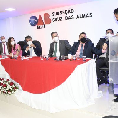 [Emoção marca posse da diretoria da OAB de Cruz das Almas]