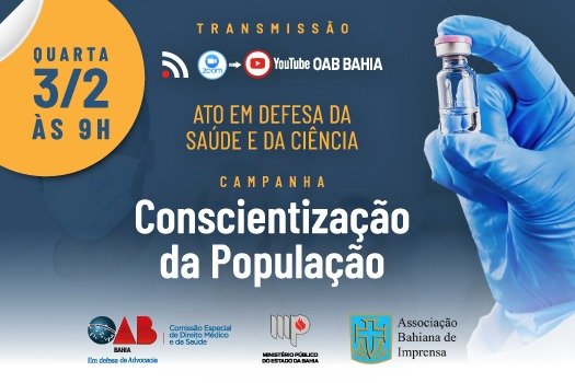 [Comissão de Direito Médico e da Saúde lança campanha em defesa da saúde e ciência]