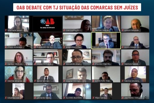 [OAB debate com TJ situação das Comarcas sem juízes]