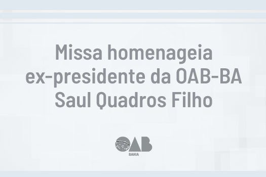 [ Família de Saul Quadros Filho convida para missa de um ano de seu falecimento]