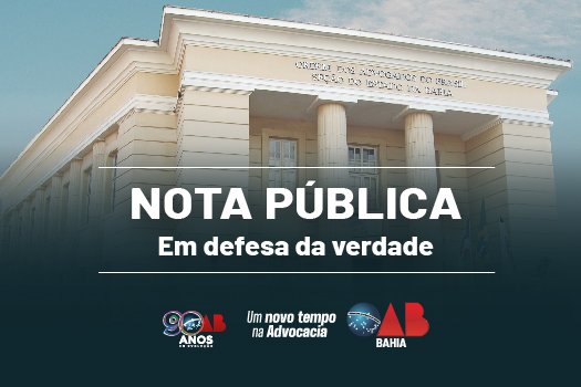 [Nota Pública em Defesa da Verdade]