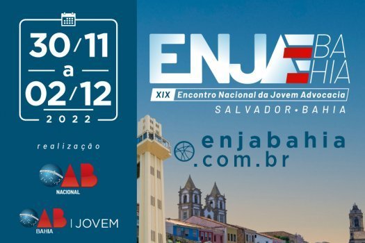 [19º ENJA começa nesta quarta (30) no Centro de Convenções de Salvador]