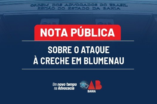 [ Nota pública sobre o ataque à creche em Blumenau]