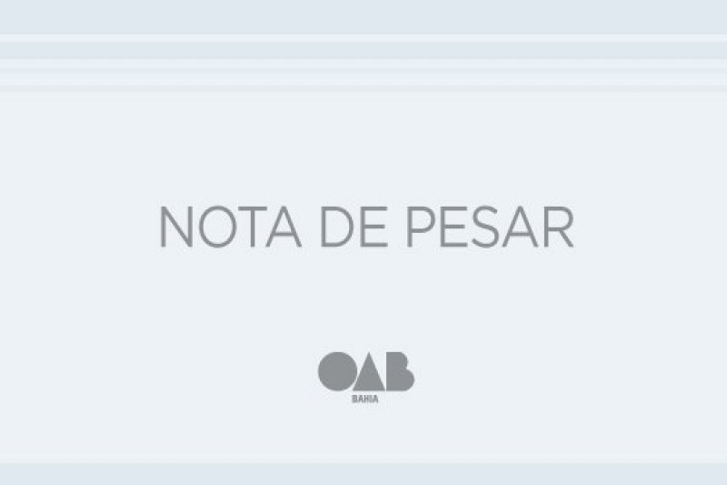 [OAB-BA lamenta o falecimento de Geraldo de Moraes Filho]