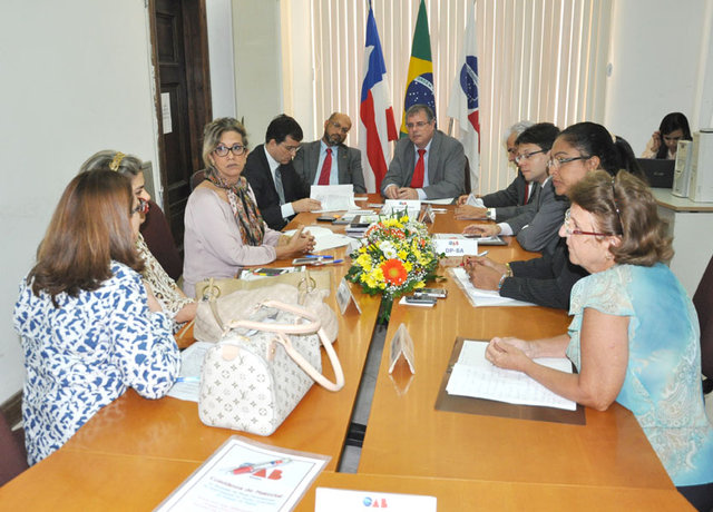 OAB Bahia realizou a 6ª reunião da Mesa Permanente de Articulações do Poder Judiciário Estadual(Foto: Angelino de Jesus/OAB-BA)